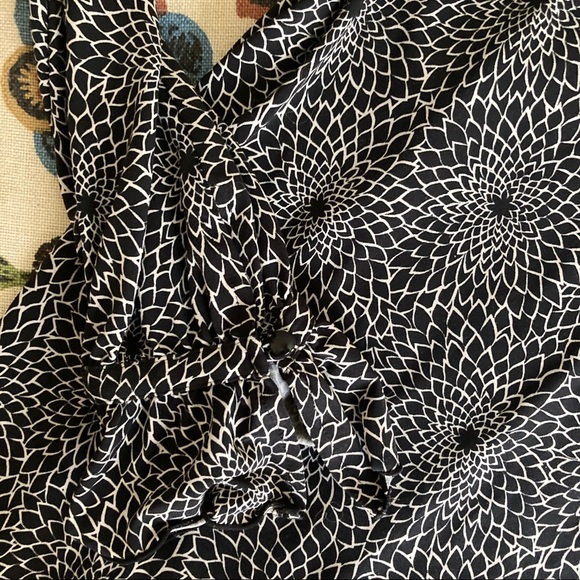 Express Faux Wrap Long Sleeve Dress - Picture 4 of 13